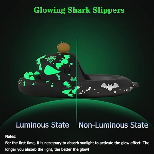 Black halloween slipper