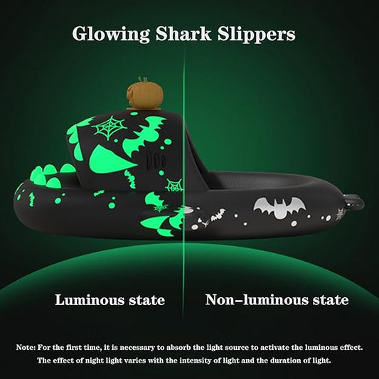 Black halloween slipper