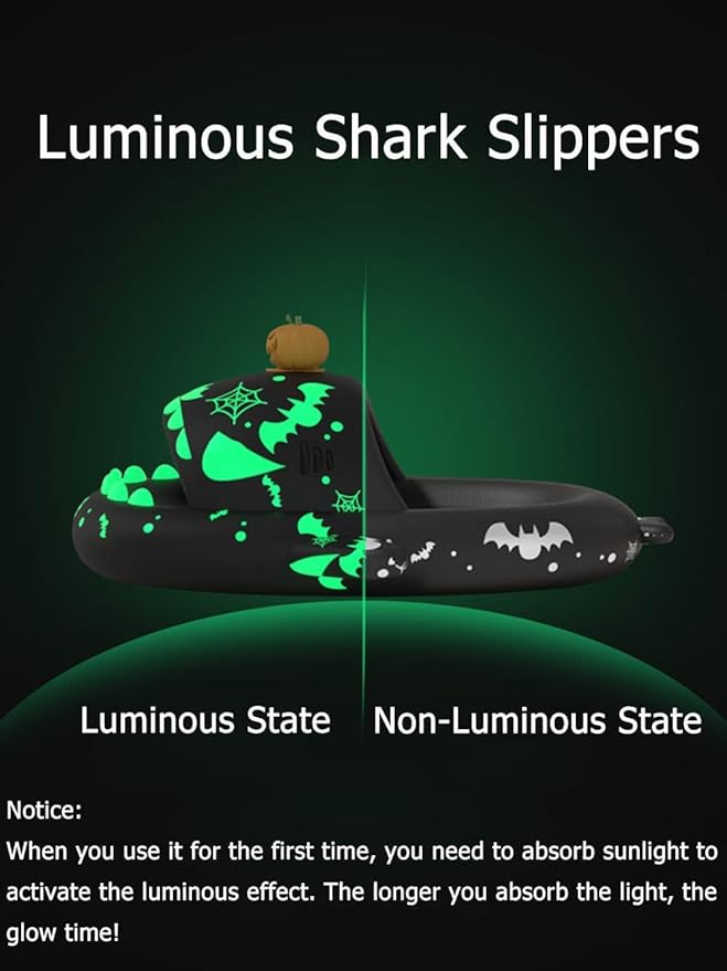 Black halloween slipper