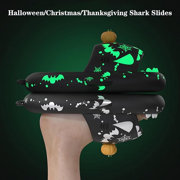 Black halloween slipper